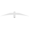 Ekena Millwork Bellingham Architectural Grade PVC Gable Bracket, 60"W x 10"H x 2"D x 4"F, 4/12 Pitch GBP060X10X0204BEL00 - alternate 3
